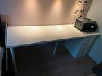 Bureau + stoel met gratis kastje, Huis en Inrichting, Bureaus, Ophalen, Gebruikt