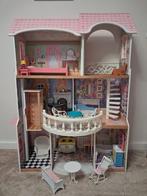 Prachtig Barbiehuis met Meubels!, Ophalen of Verzenden, Zo goed als nieuw, Poppenhuis