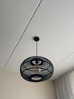 Hanglamp zwart bamboe, Huis en Inrichting, Lampen | Plafondlampen, Ophalen, Zo goed als nieuw