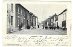 Beek bij Maastricht - Dorpstraat met volk - scheur rechts, Verzenden, Voor 1920, Gelopen, Limburg