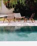 Leuke lounge stoelen, € 279, Ophalen of Verzenden, Nieuw, Teakhout