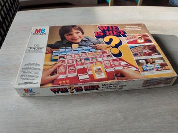 Wie is het? MB Spellen - Klassieker! beschikbaar voor biedingen