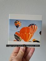 Wandtegel met luchtballonen, aardewerk 15x15x0.5cm rood, Tuin en Terras, Keramiek, Overige typen, Nieuw, Ophalen of Verzenden