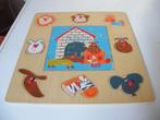 kinderpuzzel, 2 tot 4 jaar, Ophalen of Verzenden, Zo goed als nieuw, Van hout