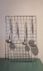 Keukenrek voor kookgerei en keukenrol, Huis en Inrichting, Ophalen of Verzenden, Zo goed als nieuw