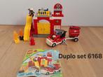 Duplo 6168 Brandweerkazerne - Complete set, Ophalen of Verzenden, Zo goed als nieuw, Complete set, Duplo