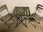 Tuinstoel en tafeltje, Ophalen of Verzenden, Gebruikt