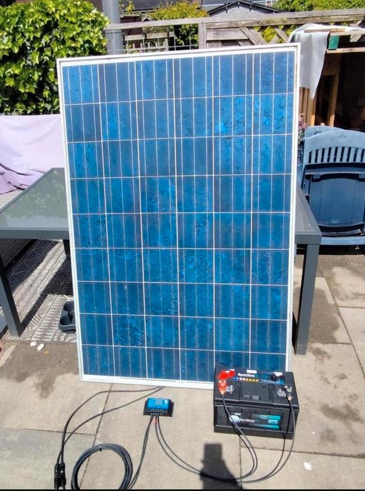 Off-grid zonnepaneel set 255watt, Caravans en Kamperen, Camper-accessoires, Ophalen