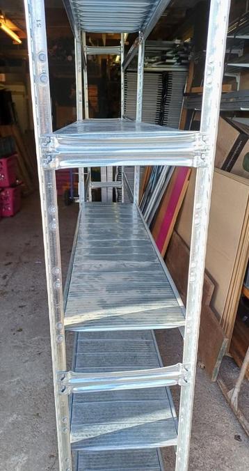 Grootvak stelling Metalsistem 50 x180 x 250 beschikbaar voor biedingen