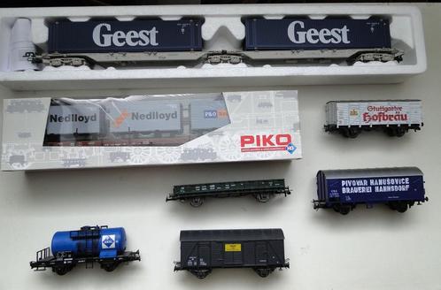 HO goederenwagens 2, Hobby en Vrije tijd, Modeltreinen | H0, Zo goed als nieuw, Wagon, Gelijkstroom, Overige merken, NS, Ophalen