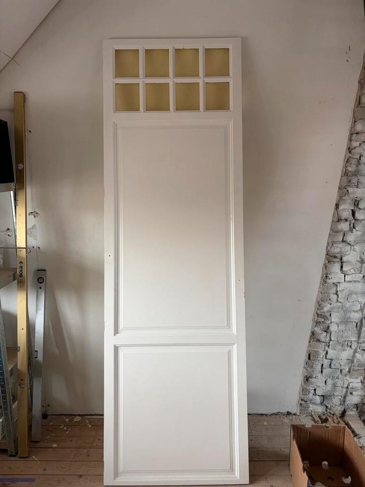 Kastdeur massief hout karakter, Doe-het-zelf en Verbouw, Deuren en Horren, Gebruikt, Binnendeur, 215 cm of meer, 80 tot 100 cm