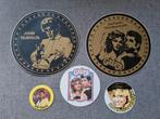5x Sticker John Travolta & Olivia Newton- John / Grease, Ophalen of Verzenden, Zo goed als nieuw, Film, Tv of Omroep