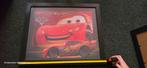 Cars Lightning McQueen Ingelijste Print, Ophalen, 50 tot 75 cm, 50 tot 75 cm, Print