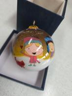 Vintage glazen kerstbal van Unicef 
In bewaardoos, Diversen, Ophalen