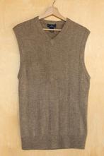 Dockers beige bruin gebreide spencer, gilet bodywarmer L 52, Kleding | Heren, Maat 52/54 (L), Beige, Ophalen of Verzenden, Zo goed als nieuw