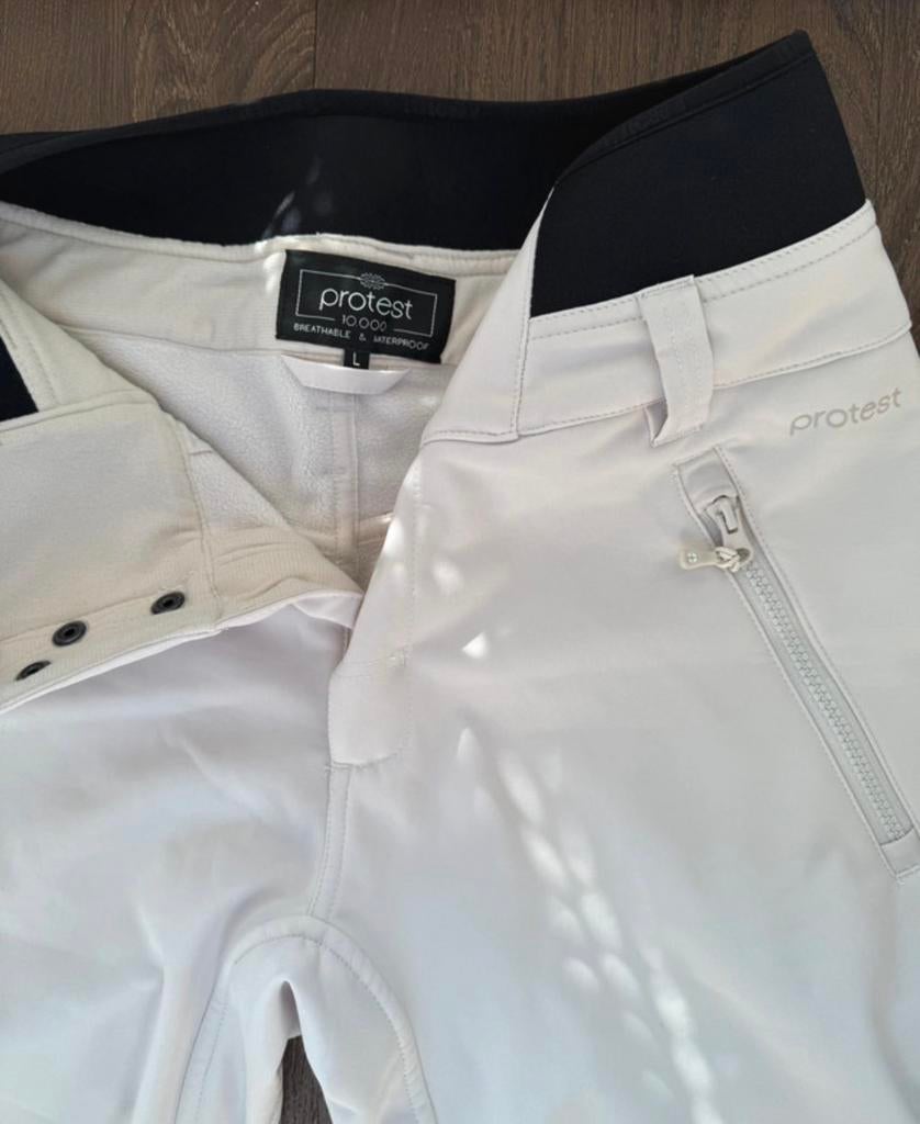 Protest skibroek crème maat 40, Ophalen of Verzenden, Zo goed als nieuw, Maat 38/40 (M), Broek