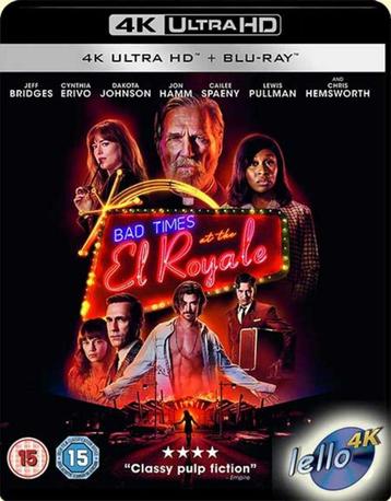 Blu-ray 4K: Bad Times at the El Royale (2018 Jeff Bridges)KC beschikbaar voor biedingen