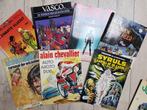 Ongeveer 50 stripboeken diverse titels, diverse genres, Gelezen, Diverse, Ophalen of Verzenden, Meerdere stripboeken