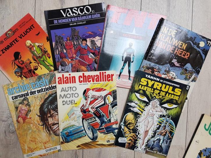 Ongeveer 50 stripboeken diverse titels, diverse genres, Boeken, Stripboeken, Gelezen, Meerdere stripboeken, Ophalen of Verzenden