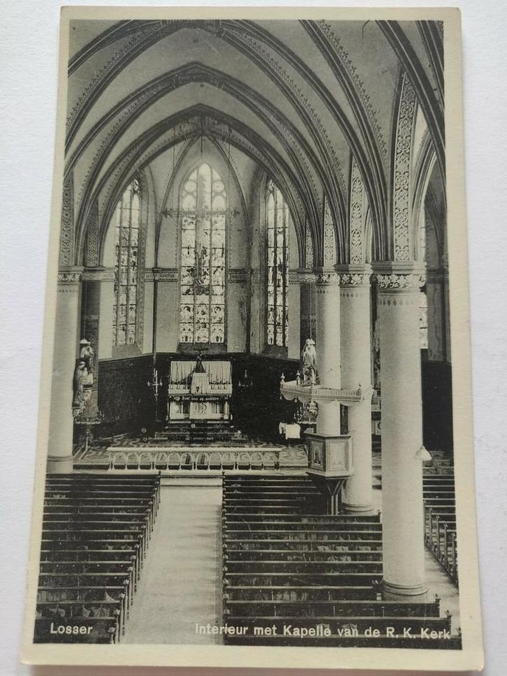 J1100 Losser, Verzamelen, Ansichtkaarten | Nederland, Noord-Holland, 1920 tot 1940, Ophalen of Verzenden