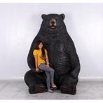 Grizzly Jumbo Black – GrizzlyBeer beeld Hoogte 226 cm, Ophalen, Nieuw, Overige typen