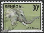 Senegal 1994 - Yvert 1057 - S.O.S. Olifanten - 30 F. (ST), Postzegels en Munten, Postzegels | Afrika, Ophalen, Overige landen