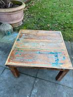 GRATIS afhalen in Eindhoven, eiken salontafel, Huis en Inrichting, Tafels | Salontafels, Ophalen, Gebruikt, 50 tot 100 cm, 50 tot 100 cm