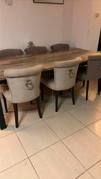 Lamulux Eettafel 220x100 - Stalen Poten Zwart, Huis en Inrichting, Tafels | Eettafels, Ophalen, 200 cm of meer, 50 tot 100 cm