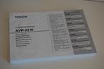 Denon AVR-2310 handleiding, Ophalen of Verzenden, Zo goed als nieuw, 120 watt of meer, Denon