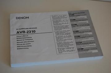Denon AVR-2310 handleiding beschikbaar voor biedingen
