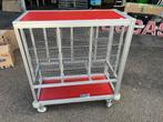 Transport kar magazijn wagen met 12 draadmanden, 100 liter of meer, Ophalen, Zo goed als nieuw, Transportkar