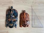 Afrikaanse maskertjes, Verzamelen, Beelden en Beeldjes, Ophalen of Verzenden