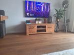 Teakhouten tv meubel, Ophalen, 100 tot 150 cm, Zo goed als nieuw, Minder dan 100 cm