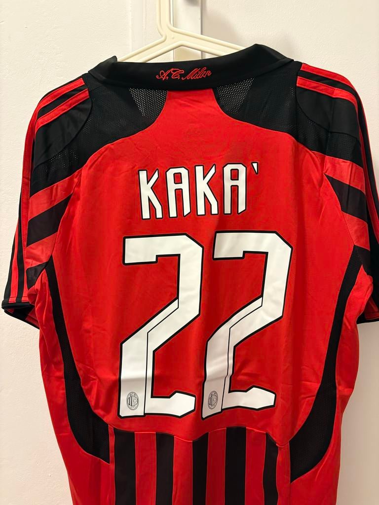 Retro AC Milan Kaka Adidas Shirt - Large real Brazilië, Sport en Fitness, Voetbal, Maat L, Ophalen of Verzenden, Nieuw, Shirt
