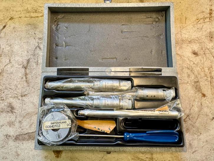 TESA binnenschroefmaat sets - zo goed als nieuw!, Doe-het-zelf en Verbouw, Gereedschap | Machine-onderdelen en Toebehoren, Zo goed als nieuw