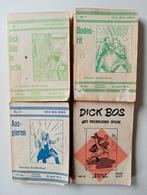 Dick Bos - 4 oude stripboekjes met gebruikssporen, Boeken, Meerdere stripboeken, Ophalen of Verzenden, Gelezen, Alfred Mazure