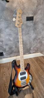 Bas gitaar Harley Benton MM-84A SB Deluxe Series+accessoires, Ophalen of Verzenden, Zo goed als nieuw, Elektrisch