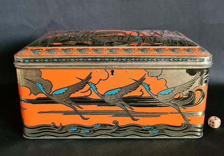 BLIKTROMMEL ART DÉCO, Verzamelen, Overige Verzamelen, Gebruikt, Ophalen of Verzenden