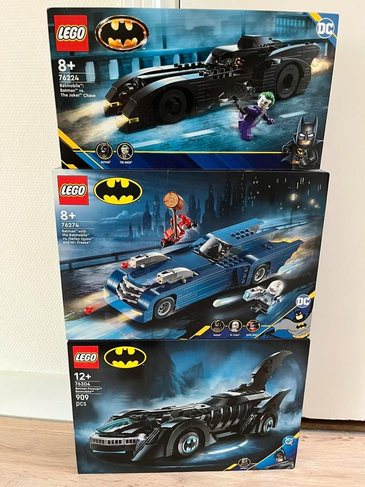 Lego partij dc batman batmobile 76224, 76274, 76304 nieuw, Kinderen en Baby's, Speelgoed | Duplo en Lego, Nieuw, Lego, Complete set