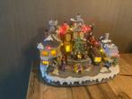 Kerstdorp kersttafreel verlichting + muziek, Ophalen of Verzenden, Zo goed als nieuw