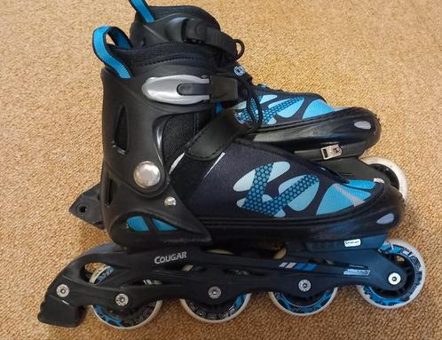 inline verstelbare  skeelers mt 38-41, Sport en Fitness, Skeelers, Gebruikt, Inline skates 4 wielen, Overige merken, Kinderen