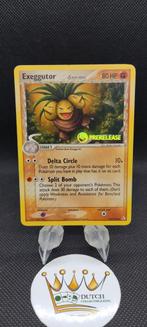 Pokémon Exeggutor Pre-release Ex Holon Phantoms promo, Ophalen of Verzenden, Zo goed als nieuw, Losse kaart