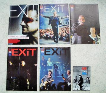 ZGAN - U2 - EXIT fanclub magazines en 1x U2 & NL 2009 beschikbaar voor biedingen