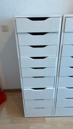 Witte ikea alex ladekast 9 lades, Huis en Inrichting, Kasten | Ladekasten, Ophalen, 5 laden of meer, Zo goed als nieuw, Minder dan 100 cm