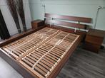 Complete slaapkamer(bed/ nachtkastjes/dressoir malm ikea, Ophalen, Verstelbaar, Tweepersoons, Zo goed als nieuw