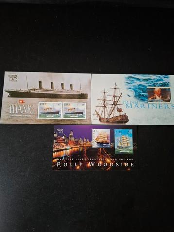 Postzegels Titanic, Irish Mariners, Polly Woodside beschikbaar voor biedingen