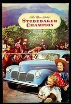 Studebaker Champion originele brochure/auto folder '40, Ophalen of Verzenden, Overige merken