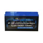 Lithium accu batterij 100Ah 12.8V huishoud accu camper boten, Ophalen, Nieuw