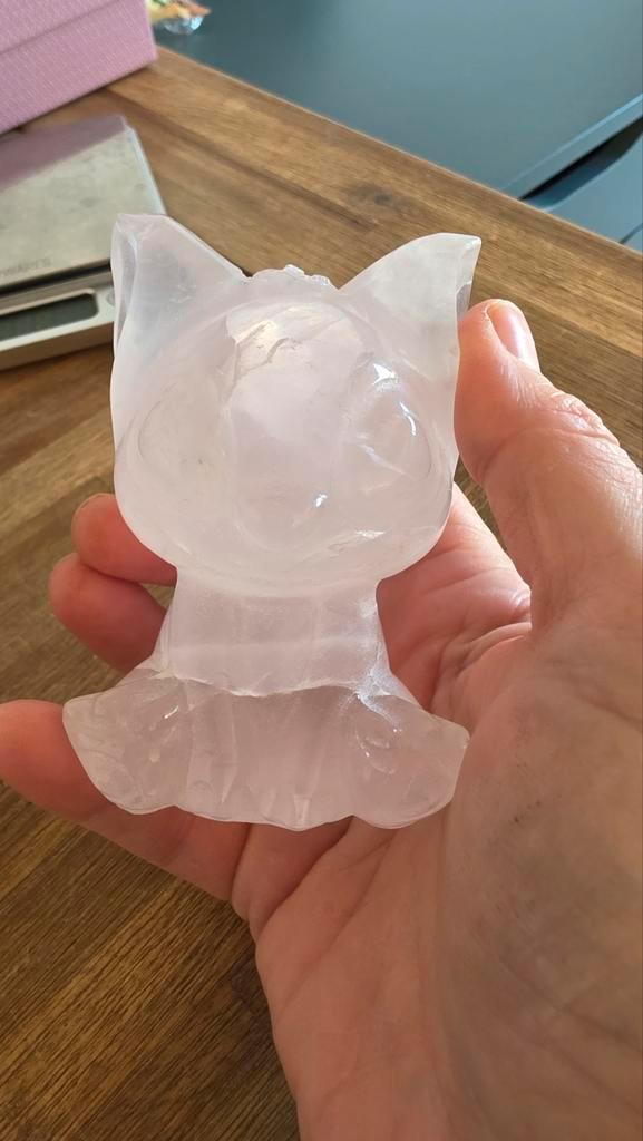 Rozenkwarts Kat Stitch Carving, Antiek en Kunst, Kunst | Beelden en Houtsnijwerken, Ophalen of Verzenden