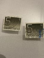 2 stuks Postzegels nederland 5c, Postzegels en Munten, Ophalen of Verzenden